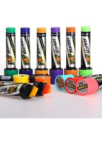 20 mm Gök Mavisi Stili mm Marker Kalem Sanat Reklam 12 Renk Boya Alkol Elyaf Ucu Pop Graketch Kalem Poster Kalem Copic Art Supliess (Yurt Dışından) fiyatları
