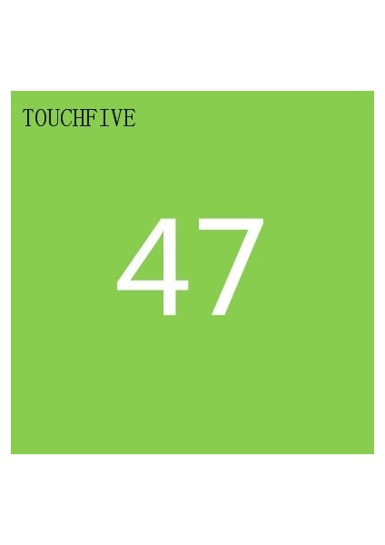 No.47 Tarzı 1 Adet Touchfive Opsiyonel Olors Kroki Işaretleyiciler Alkol Bazlı Renk Işaretleyici Okul Öğrencisi Için Set Boyama Sanat Malzemeleri (Yurt Dışından)