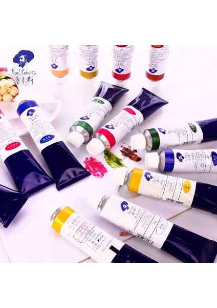 123-NAPELS Sarı Stili Paul Rubens Yağlı Boya 180ML Tüp 60 Renk Zengin Pigmentli Resim Sanat Malzemeleri Profesyoneller Öğrenciler ve Çocuklar Yeni Başlayanlar Için (Yurt Dışından)