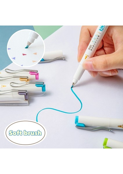 Pembe Set Stili Oft Ipucu Sanat Fırça Ressam Kalem Seti Dört Mevsim Renkli Fosforlu Marker Kalemler Çizim Kaligrafi Günlüğü Okulu F278 Için (Yurt Dışından) modelleri