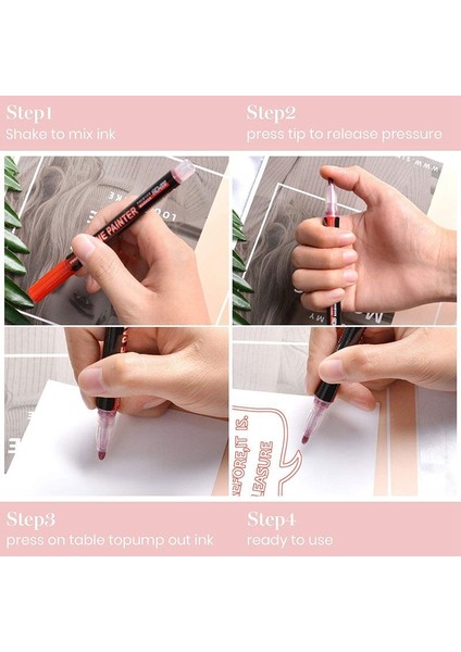 8 Renk Set-B Stili Olors Anahat Boya Işaretleyici Parıltılı Kalem Çift Çizgiler Sanat Işaretleyiciler Kalemler Fosforlu Kalem Çizim Scrapbooking Boyama Doodling (Yurt Dışından) fırsatları