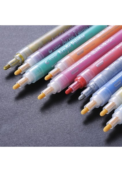 B627 Stili 1 Adet Akrilik Boya Sanat Marker Kalem Su Bazlı Pigment Mürekkep Işaretleyici Kalemler Kaya Cam Porselen Kupa Ahşap Kumaş Boyama Doodling (Yurt Dışından) indirimleri