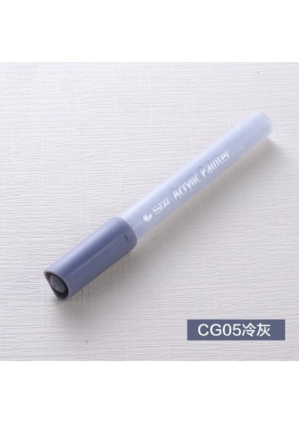 CG05 Stili 1 Adet Akrilik Boya Sanat Marker Kalem Su Bazlı Pigment Mürekkep Işaretleyici Kalemler Kaya Cam Porselen Kupa Ahşap Kumaş Boyama Doodling (Yurt Dışından)