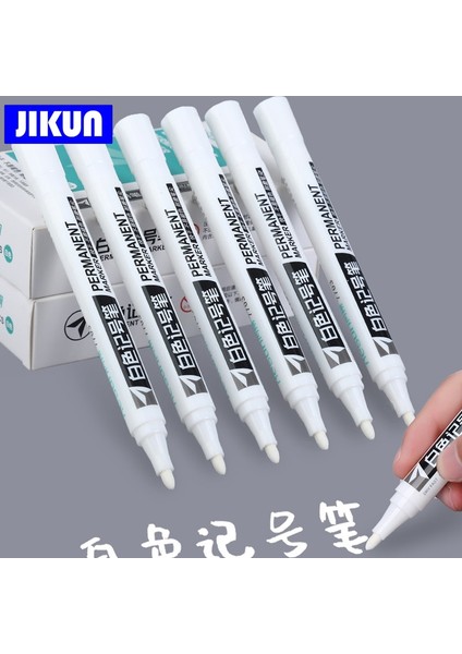 Beyaz 5 Adet Tarzı Jıkun Yağ Bazlı Beyaz Marker Kalem Çok Amaçlı Grafiti Işaretleyiciler Araba Lastiği Boya Kalıcı Kalemler (Yurt Dışından) fiyatları