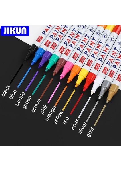 Beyaz 5 Adet Tarzı Jıkun Yağ Bazlı Beyaz Marker Kalem Çok Amaçlı Grafiti Işaretleyiciler Araba Lastiği Boya Kalıcı Kalemler (Yurt Dışından) modelleri