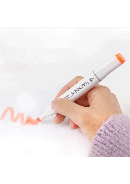 NO.136 Stili 36 Renk Cilt Işaretleyici Tonları Set Sanat Işaretleyiciler Kalem Sanatçı Çift Ucu Alkol Bazlı Manga Boyama Için Fırça Kalem (Yurt Dışından) fırsatları