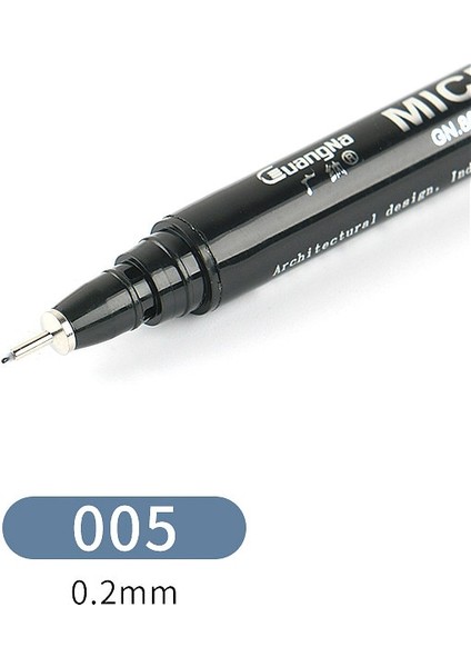 Çikolata Tarzı 1@#gment Liner Pigma Micron Ink Marker Kalem Farklı Uçlu Siyah Fineliner Eskiz Kalemleri (Yurt Dışından)