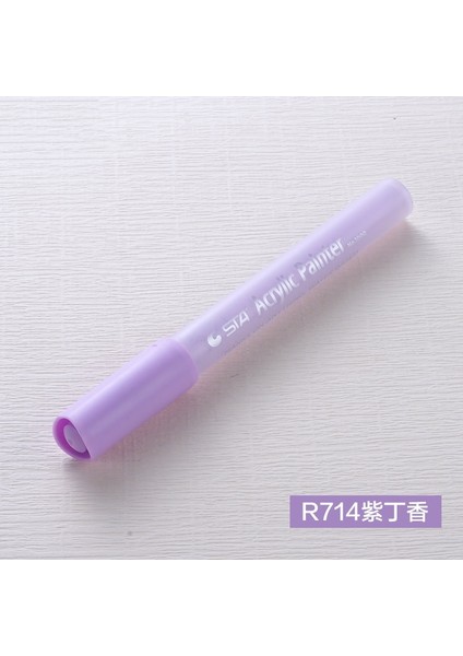 R714 Stili 1 Adet Akrilik Boya Sanat Marker Kalem Su Bazlı Pigment Mürekkep Işaretleyici Kalemler Kaya Cam Porselen Kupa Ahşap Kumaş Boyama Doodling (Yurt Dışından)