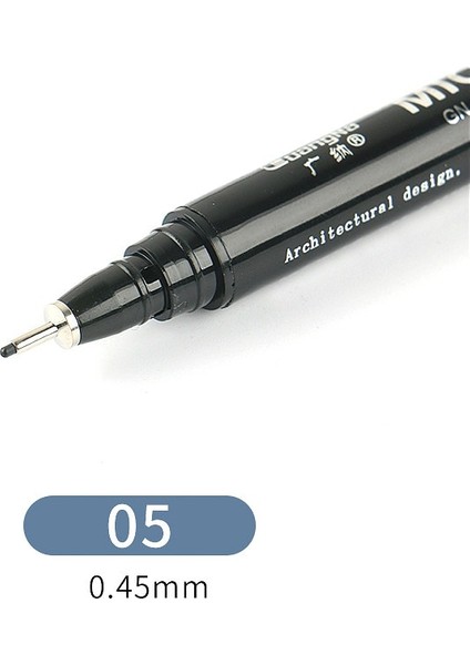 Fuşya Tarzı 1@#gment Liner Pigma Micron Ink Marker Kalem Farklı Uçlu Siyah Fineliner Eskiz Kalemleri (Yurt Dışından)