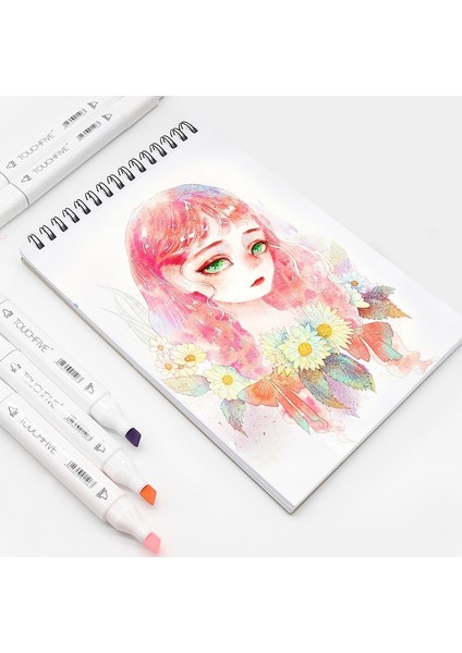 No.64 Tarzı Gle Sanat Marker Siyah Beyaz Akrilik Çift Kafa Alkol Bazlı Işaretleyiciler Kalem Fırça Manga Çizim Malzemeleri (Yurt Dışından) indirimleri