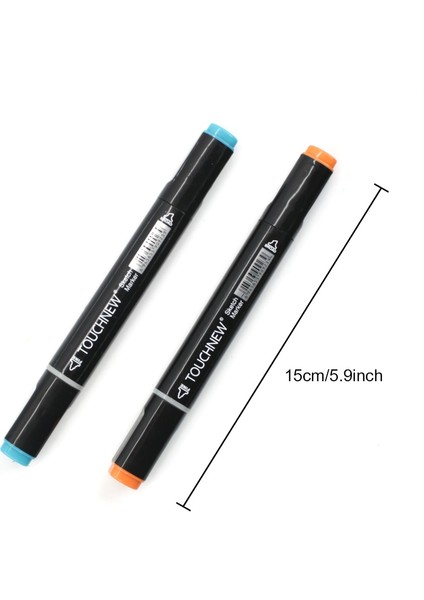 60 Renk Beyaz Stil Touchnew Işaretleyiciler Renk Seti Boyama Kalem Alkol Mürekkep Çift Başlı Çabuk Kuruyan Sanat Öğrenci Malzemeleri (Yurt Dışından) indirimleri