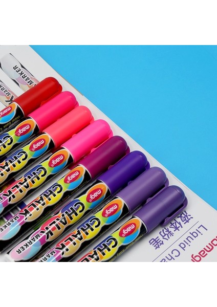 8 Renk Macaron Stili Ar Sıvı Tebeşir Işaretleyici Kalem Seti Silinebilir Renk 6mm Fosforlu LED Yazı Tahtası Karatahta Cam Pencere Kalem Boyama Sanat Işaretleyici (Yurt Dışından) fırsatları