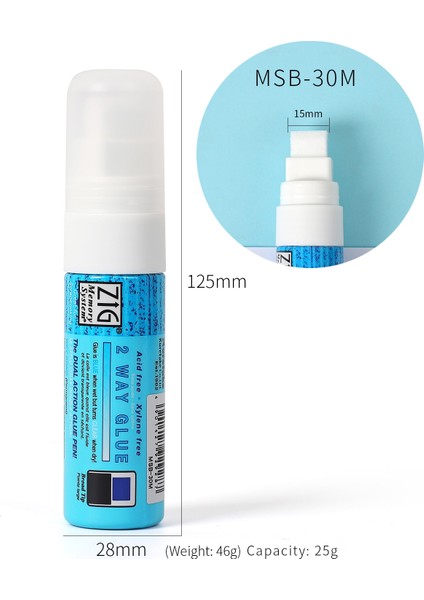 15 mm Tarzı Jıanwupc Japonya Kuretake Zıg Çevre Koruma Renkli Tutkal Dıy Araçları Tutkal Kalemler Ofis Malzemeleri (Yurt Dışından)