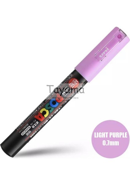 Açık Mor Tarzı 1 Adet Uni Posca Pc-1m Boya Markörü- Ekstra Ince Mermi Ucu Sanat Marker Kalemler Su Bazlı 28 Renk Mevcuttur (Yurt Dışından)