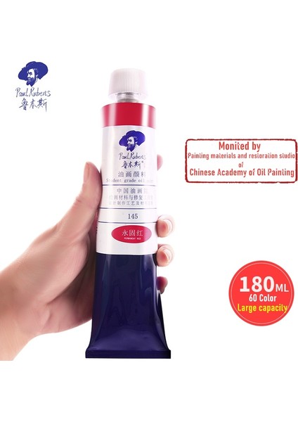 180-AÇIK Pembe Yeşil Stil Paul Rubens Yağlı Boya 180ML Tüp 60 Renk Zengin Pigmentli Resim Sanat Malzemeleri Profesyoneller Öğrenciler ve Çocuklar Yeni Başlayanlar Için (Yurt Dışından)