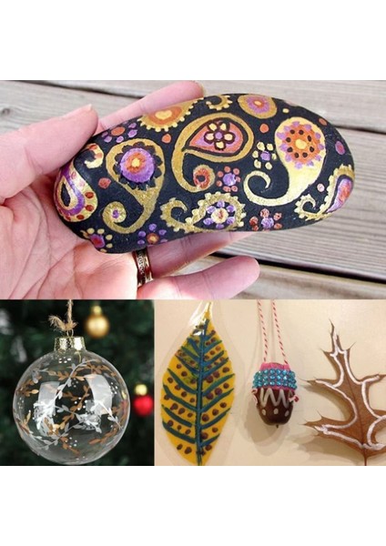 12 Renk Sert Kafa Stili Renkler Akrilik Sanat Boya Marker Kalemler Yumuşak Fırça Metalik Işaretleyiciler Kalemler Kart Yapımı El Sanatları Sanat Kaya Boyama Cam Sanatı Kalem (Yurt Dışından) indirimleri