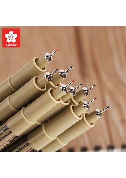 No.3 Tarzı 14 Renk Sakura Pigma Mikron Kalem Seti Tasarım Çizim Manga Kroki Sanat Işaretleyiciler Fineliner Kalemler Japon Kırtasiye Malzemeleri (Yurt Dışından) indirimleri