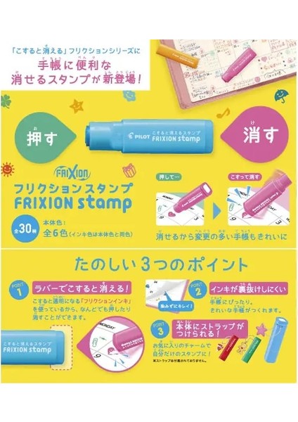 No.3 Tarzı Lot 60 Çeşit Desenler Kauçuk Silgili Renkli Silinebilir Damga Kalemi Çocuklar Için Sevimli Silinebilir Pullar Hediye Kawaii Stamp Spf-12 (Yurt Dışından) fiyatları
