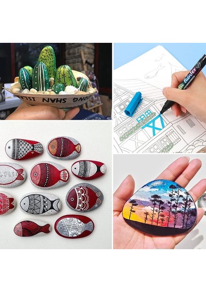 12 Renk Kalem Stili 36 Renk Akrilik Marker Kalem Akrilik Boya Fırçası Marker Kalemler Noel Için Sanat Kaya Boyama, Kart Yapımı, Taş, Metal Seramik (Yurt Dışından) indirimleri
