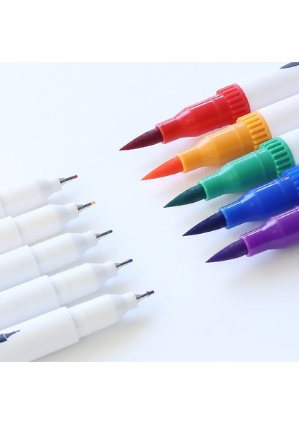 36 Renk Seti Stili Pcs Renkler Fineliner Çizim Boyama Suluboya Sanat Marker Kalemler Kaligrafi Için Çift Uçlu Fırça Kalem Okul (Yurt Dışından) indirimleri