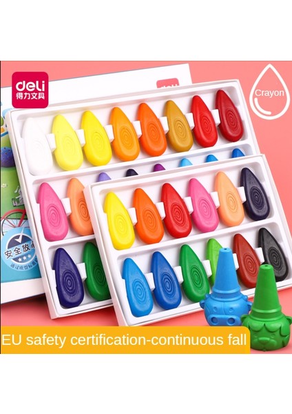 6 Renk Stili Macaron Su Damlası Crayoldren Yağ Pastelleri Yıkanabilir Anaokulu Bebek Renkleri Grafiti Fırçası Boyama Kalemi Sanat Işaretleyiciler (Yurt Dışından) fiyatları