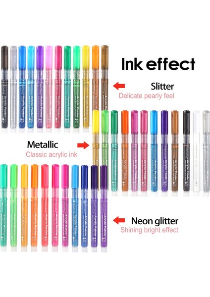 12 Renk Stili Akrilik Boya Marker Peolor Boyama Işaretleyiciler Kaya Boyama Taş Seramik Cam Ahşap Kumaş Hediyeler Için Kanvas Çanta ile Set (Yurt Dışından) fırsatları