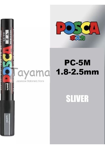Şerit Tarzı 1 Adet Uni Posca Pc-5m Boya Markörü - Ekstra Ince Kurşun Ucu Su Bazlı 29 Renk Mevcuttur (Yurt Dışından)