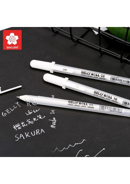 Sakura Japa Gelly Roll Klasik Vurgulama Kalemi Jel Mürekkep Kalemleri Parlak Beyaz Kalem Vurgu Eskiz Işaretleyicileri Renk Vurgulama (Yurt Dışından)
