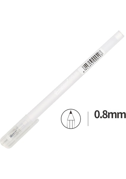 Giongione 1 Adet Tarzı Gelly Roll Klasik Sanat Marker Kalem Jel Mürekkep Kalemler Parlak Beyaz Kalem Vurgu Işaretleyiciler Renk Vurgulama (Yurt Dışından)
