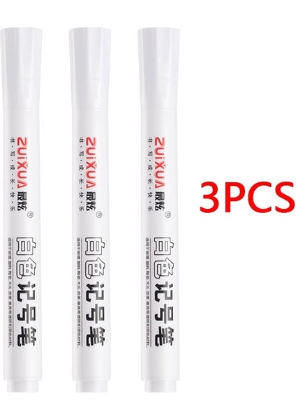 Yeşil Stil 3 Adet Beyaz Jel Kalem Fosforlu Kalem Yaratıcı Boyama Sanat Işaretleyiciler Okul Malzemeleri Eskiz Işaretleyiciler Manga Çizim Seti (Yurt Dışından)