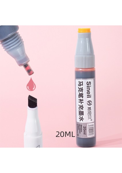 No.26 Tarzı Marker Repleg Liquid Universal Touch Marker Su Doldurma Sıvı Alkol Yağlı 24 Col Col Col Col Renkli Mürekkep (Yurt Dışından)
