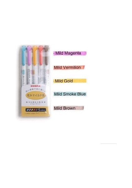 Sıcak Renk Stili Et Japon Zebra Hafif Astar Çift Başlı Fosforlu Kalem Çizim Işaretleme Kalemleri Zebra Mildliner Karalama Kırtasiye (Yurt Dışından)