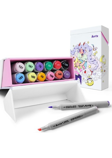 Arrtx Oroolors Alkol Sanat Marker Kalem Sınırlı Sayıda Işaretleyiciler Set, Öne Çıkan Tema Kapak Kutusu ile (Yurt Dışından)