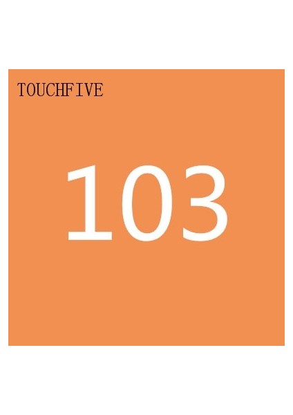 NO.103 Tarzı 1 Adet Touchfive Opsiyonel Olors Kroki Işaretleyiciler Alkol Bazlı Renk Işaretleyici Okul Öğrencisi Için Set Boyama Sanat Malzemeleri (Yurt Dışından)