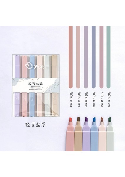 Tuz Seti A Stili Te Çift Uçlu Fosforlu Kalemler Kawaii Şeker Renk Manga Işaretleyiciler Midliner Pastel Jel Seti Kırtasiye Günlüğü Malzemeleri (Yurt Dışından)