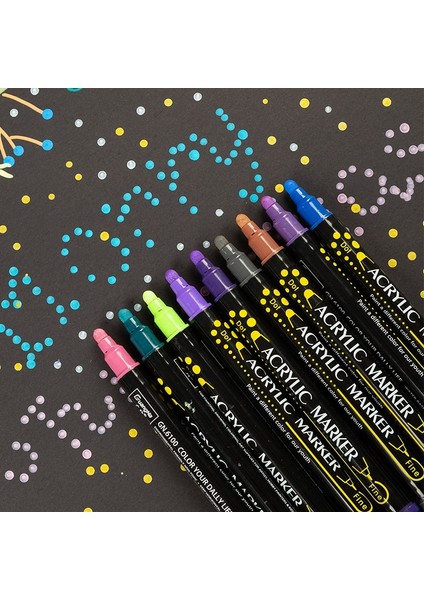 36 Renk Stili 36 Renk Akrilik Boya Marker Kalemler, Ekstra Ince ve Nokta Uçlu, Kaya Boyama, Kupa, Seramik, Cam, Ahşap, Kumaş, Tuval, Metal (Yurt Dışından) indirimleri