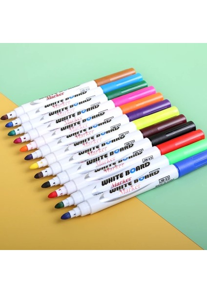 12 Renkler Büyülü Su Boyama Işaretleyici Kalem Dıy Suda Yüzer Kalem Çizim, Sihirli Doodle Çizim Kalemleri, Sanat Okulu Malzemeleri (Yurt Dışından) fırsatları