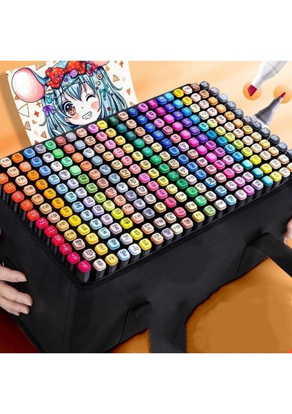 NO.132 Stili Eskiz Belirteçleri Sanat Kalemi Renkler Kroki Alkol Bazlı Boyama Malzemeleri Suluboya Fırçası Okul Için Kalem Manga Colores Çizim (Yurt Dışından) fiyatları