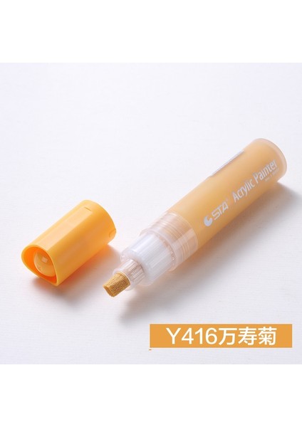 Y416 Stili 28 Renk Akrilik Boya Marker Kalem Seramik Kaya Cam Porselen Kupa Ahşap Kumaş Tuval Boyama Grafiti Dıy Günlüğü Albümü (Yurt Dışından)