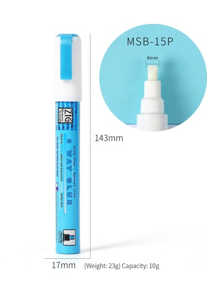 4mm Tarzı Jıanwupc Japonya Kuretake Zıg Çevre Koruma Renkli Tutkal Dıy Araçları Tutkal Kalemler Ofis Malzemeleri (Yurt Dışından)