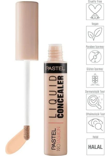 Likit Kapatıcı Profashion Liquid Concealer No 101 Porcelain 7 ml