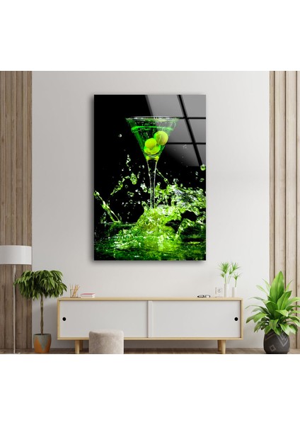 Kokteyl Temperli Cam Duvar Tablosu fiyatları