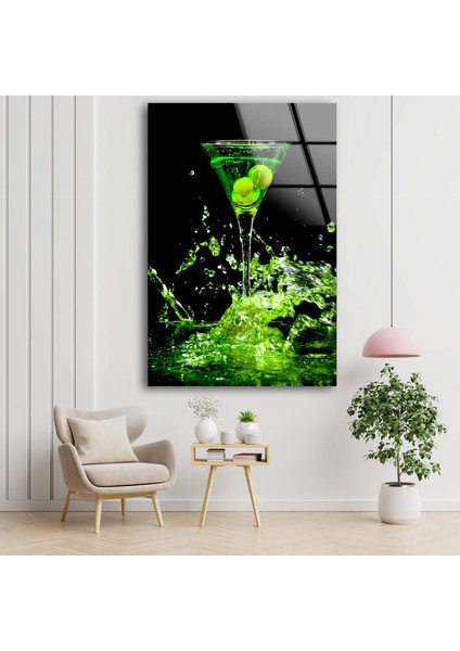 Kokteyl Temperli Cam Duvar Tablosu fırsatları