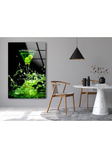 Kokteyl Temperli Cam Duvar Tablosu indirimleri