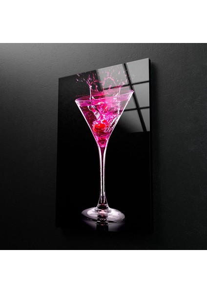 Kokteyl Temperli Cam Tablosu