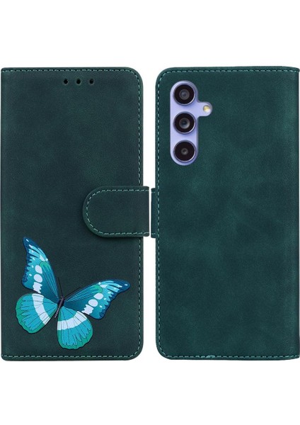Samsung Galaxy S23 Fe 5g Cüzdan Kelebek Renk Baskılı Flip Kart (Yurt Dışından)