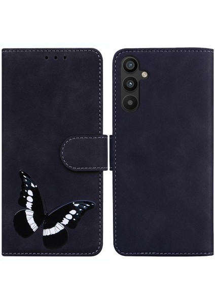 Samsung Galaxy A54 5g Için Kılıf Cüzdan Renk Baskılı Kelebek Flip Folio (Yurt Dışından)