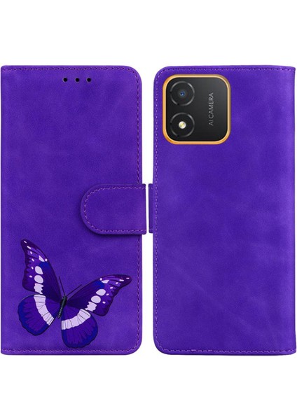 Onur Için Kılıf X5 Renk Baskılı Flip Folio Kapak Kelebek Cüzdan Kart (Yurt Dışından)