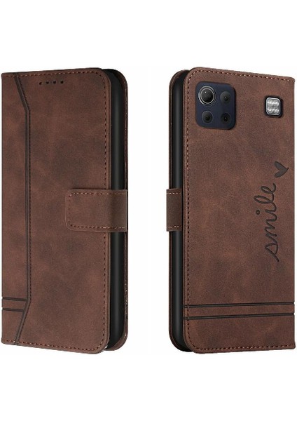 Lg K92 Manyetik Kapatma Kart Yuvaları Için Telefon Kılıfı Kapak El Kayışı Pu Flip (Yurt Dışından)