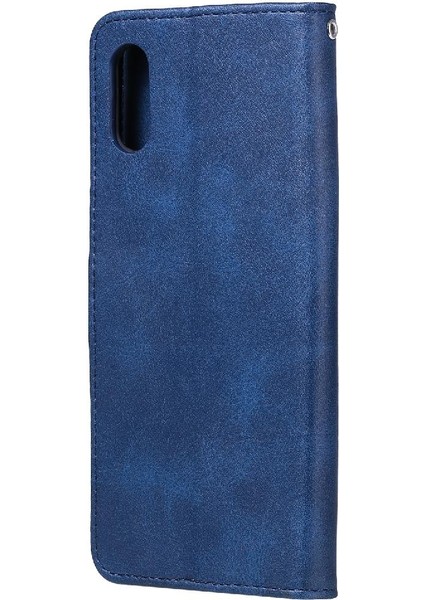 Xiaomi Redmi 9A Kart Yuvası Sahipleri Için Kılıf Koruyucu Kapak Deri Fermuar (Yurt Dışından)